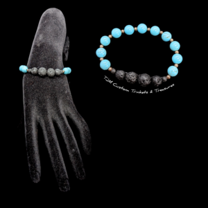 Howlite diffuser bracelet