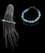 Howlite diffuser bracelet