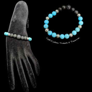 Howlite diffuser bracelet