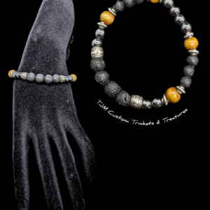 Hematite diffuser bracelet