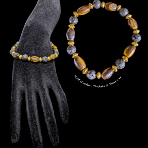 Tigers eye diffuser bracelet