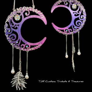 Purple Crescent Moon