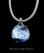 Glass Blue/green skull