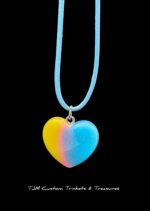 Neon heart/Blue