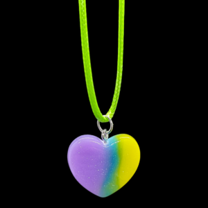 Neon heart/ Green