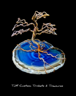 Mini flame painted Tree