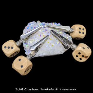 Wooden Dice Clips