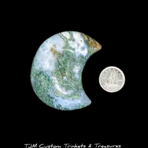 Moss Agate Moon